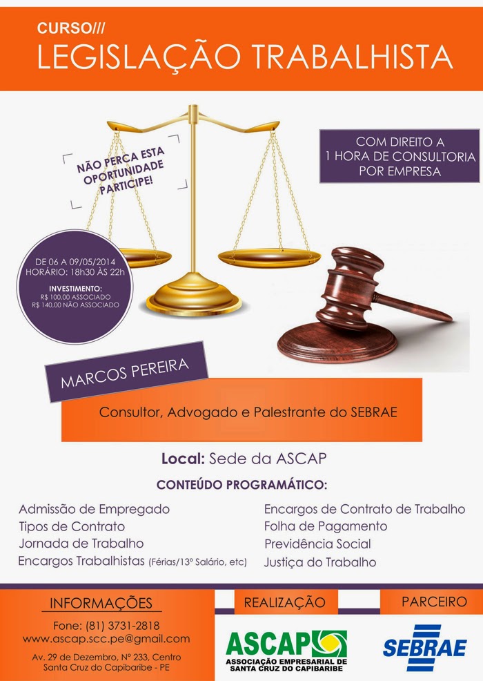 Curso legislacao trabalhista