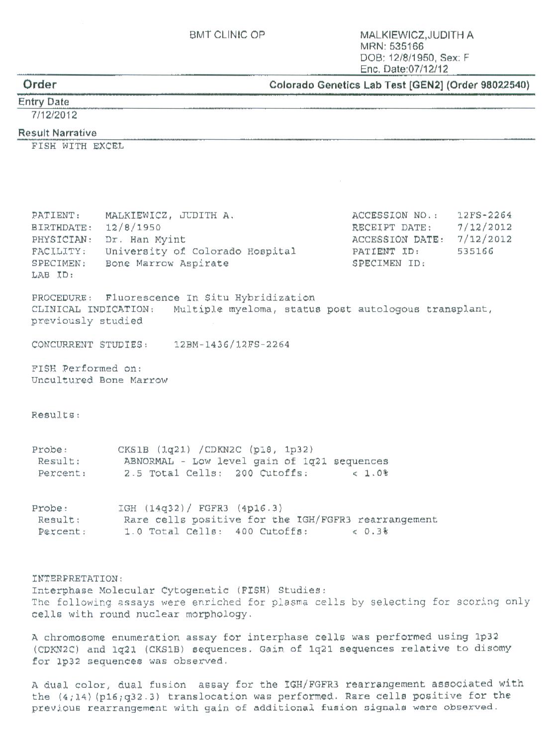 biopsy report sample jm s adventure with multiple myeloma 2nd asct day 70 biopsy report sample jm s adventure with multiple myeloma 2nd asct day 70