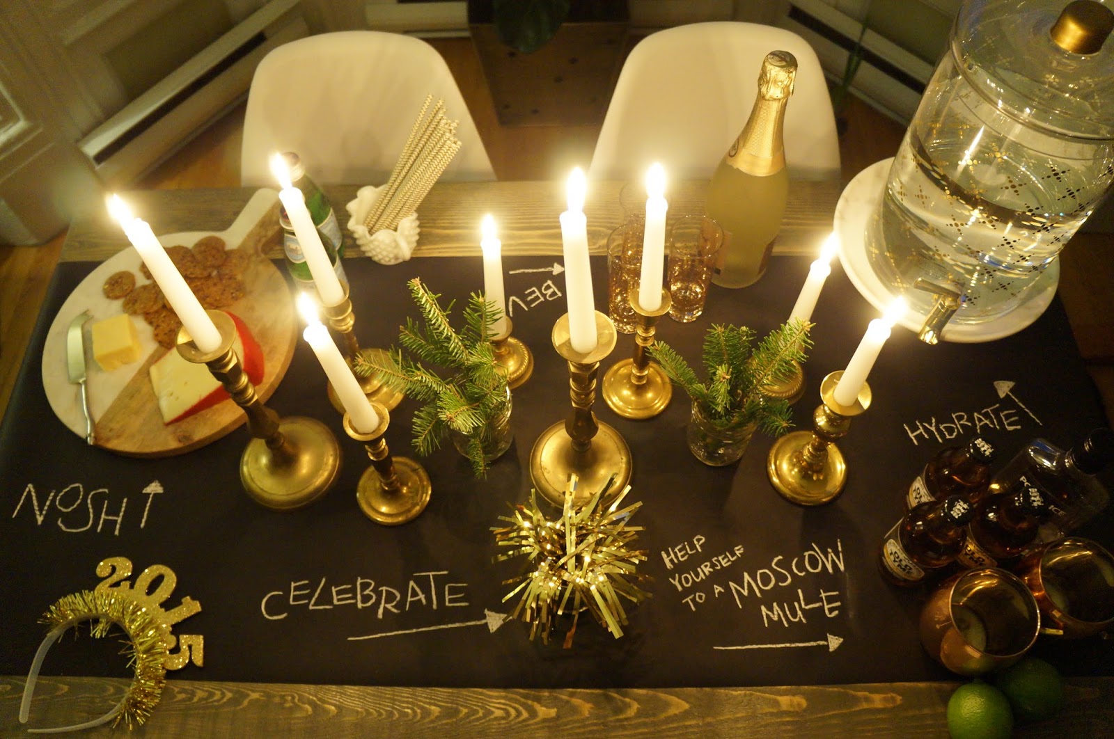 New Year's Eve Tablescape; Party, NYE