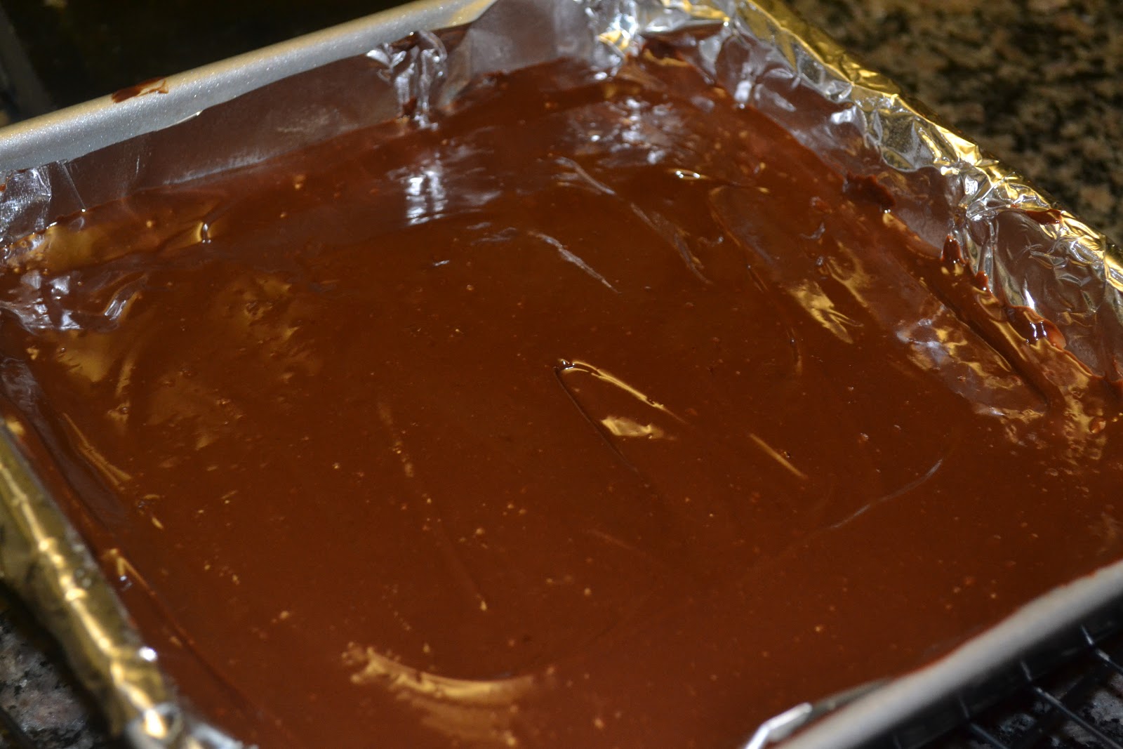 Live... Bake... Love... Mini Peanut Butter Cup Brownies with Chocolate