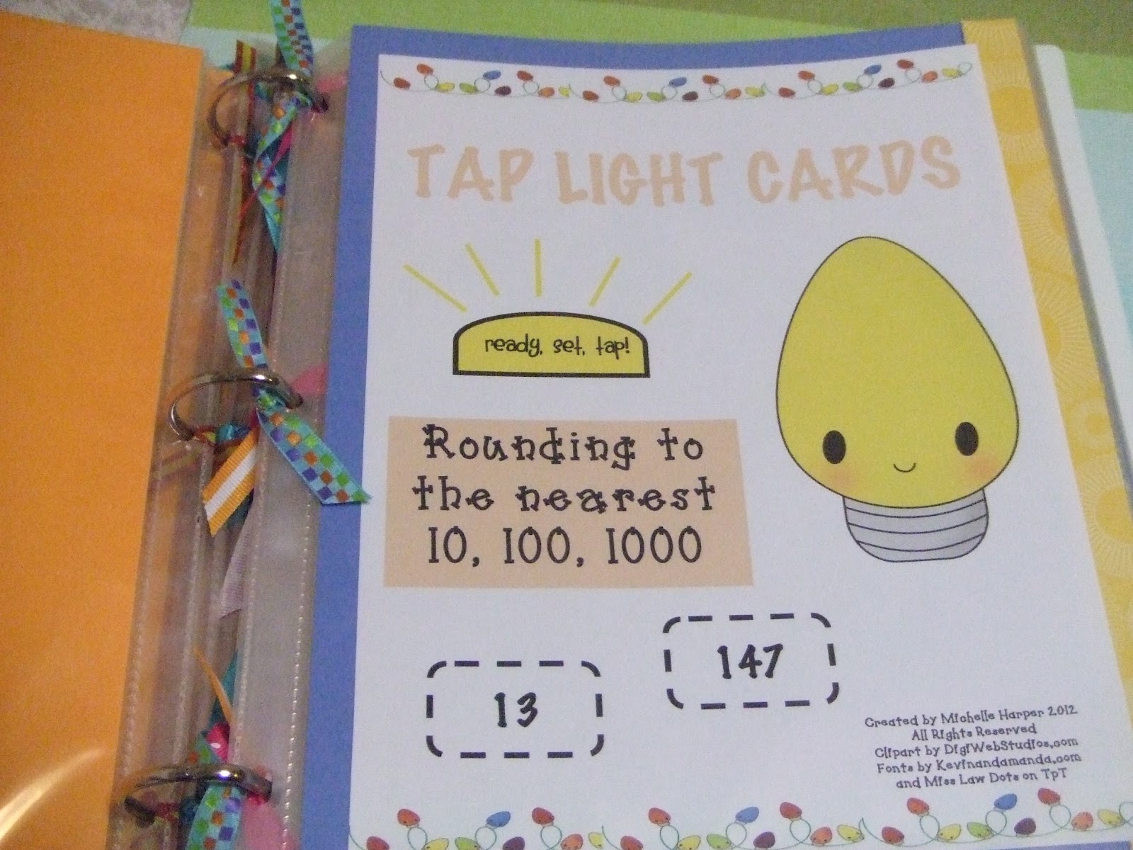 "Tap Lights" Math Games Fabulous Finch Facts