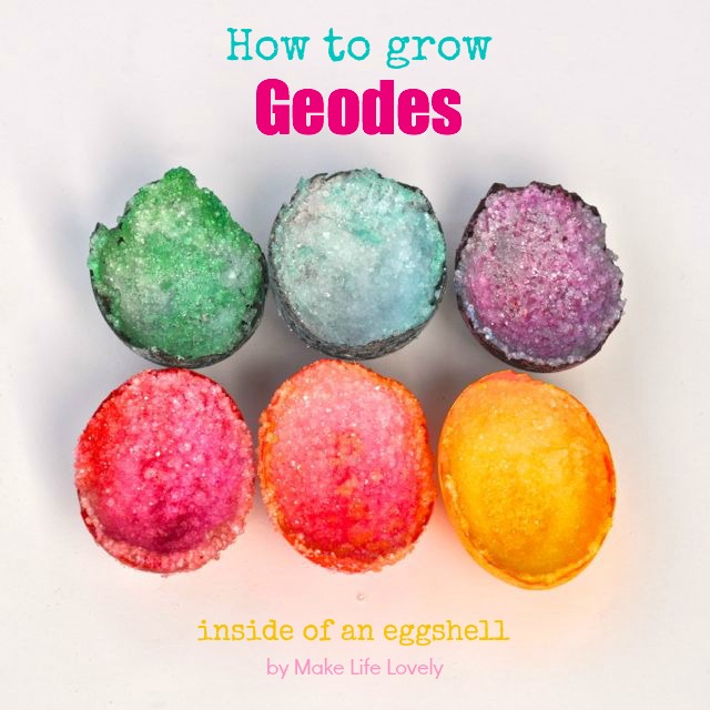 How To Grow A Geode In an Egg Make Life Lovely