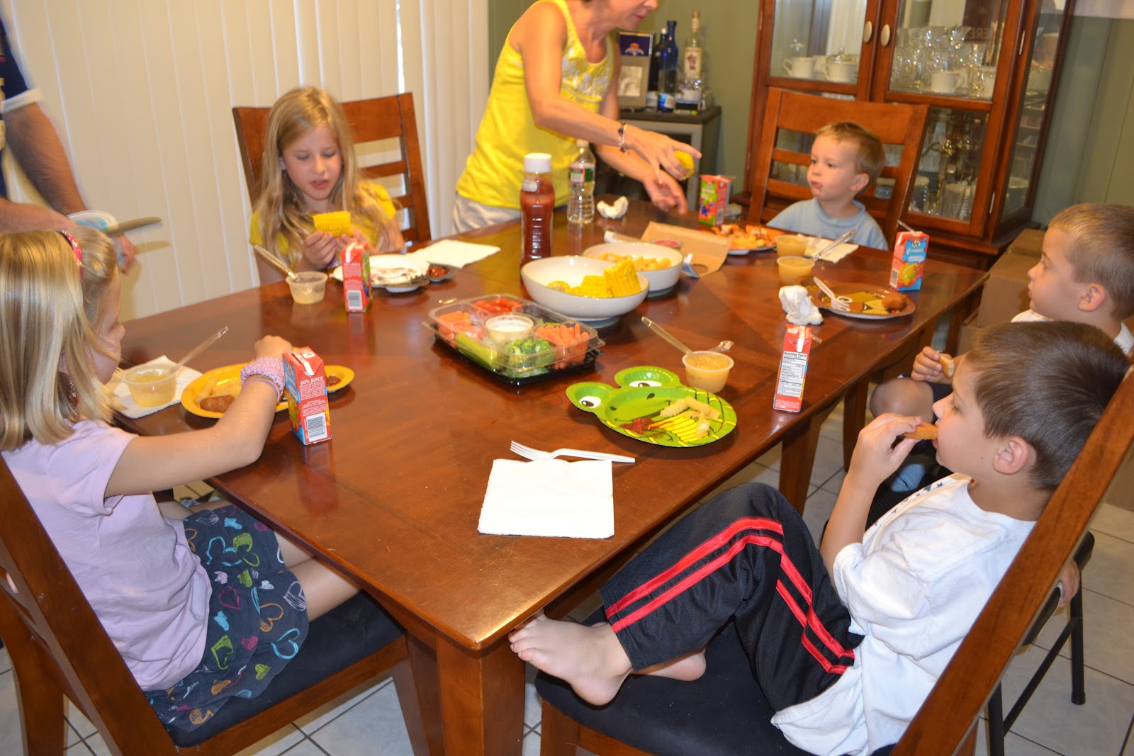 Family Playing Monopoly