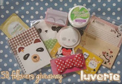Luverie's 50 followers giveaway