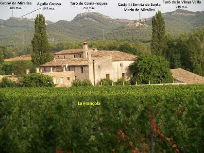Des del mas Fransola gaudim d'una bona perspectiva de la plana i de la Serra de Miralles. Des del mas Fransola gaudim d'una bona perspectiva de la plana i de la Serra de Miralles.