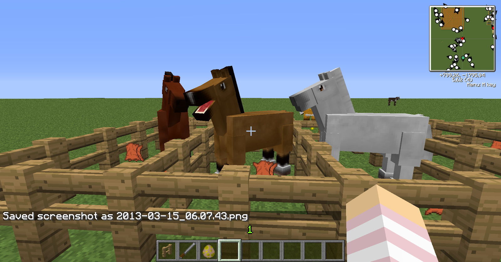 Como reproduzir cavalos em Minecraft