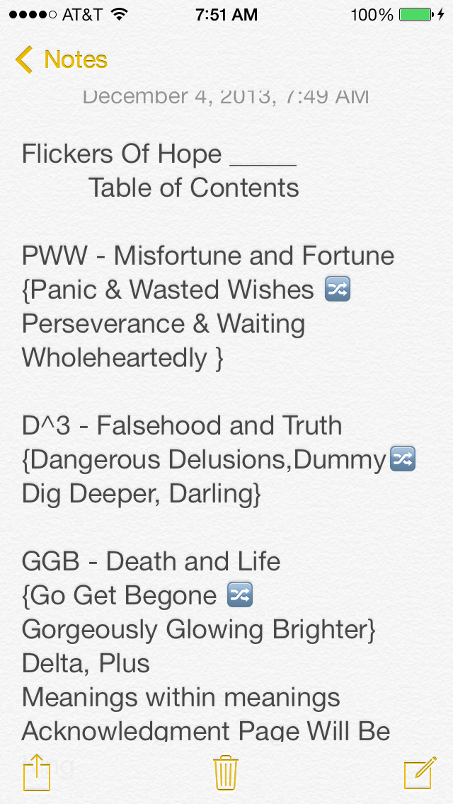 Chapters & Themes