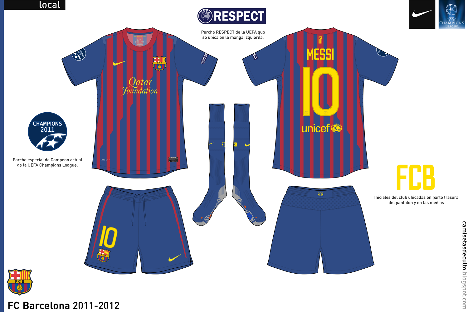 camiseta fc barcelona 2011