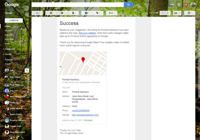 Cara Menandai Tempat Kita Di Google Maps Cara Menandai Tempat Kita Di Google Maps