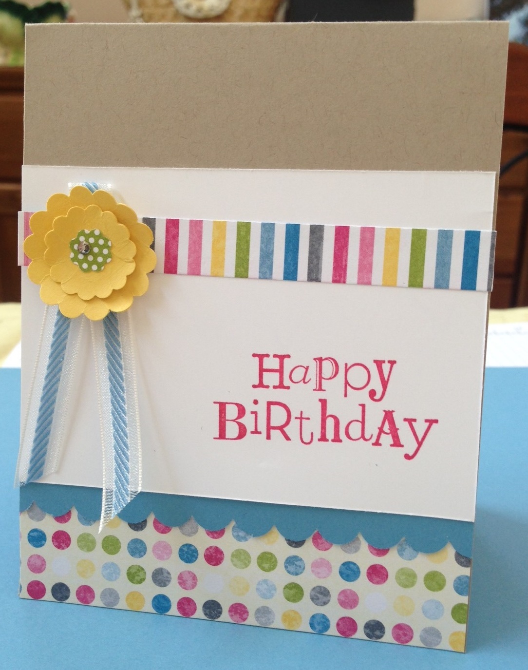 I'm Happy Stampin' Sunshine and Sprinkles