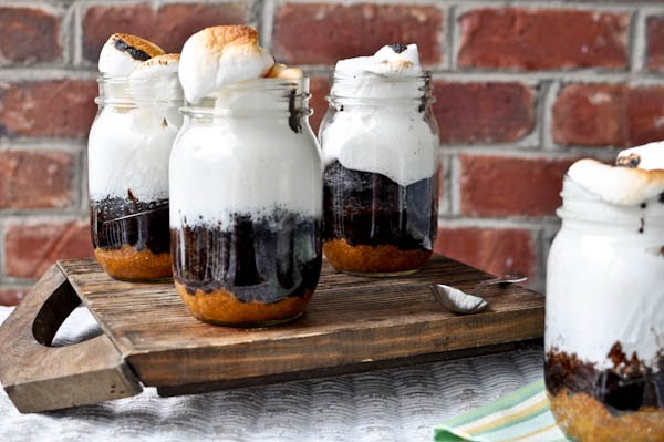 S'more Mason Jar Dessert