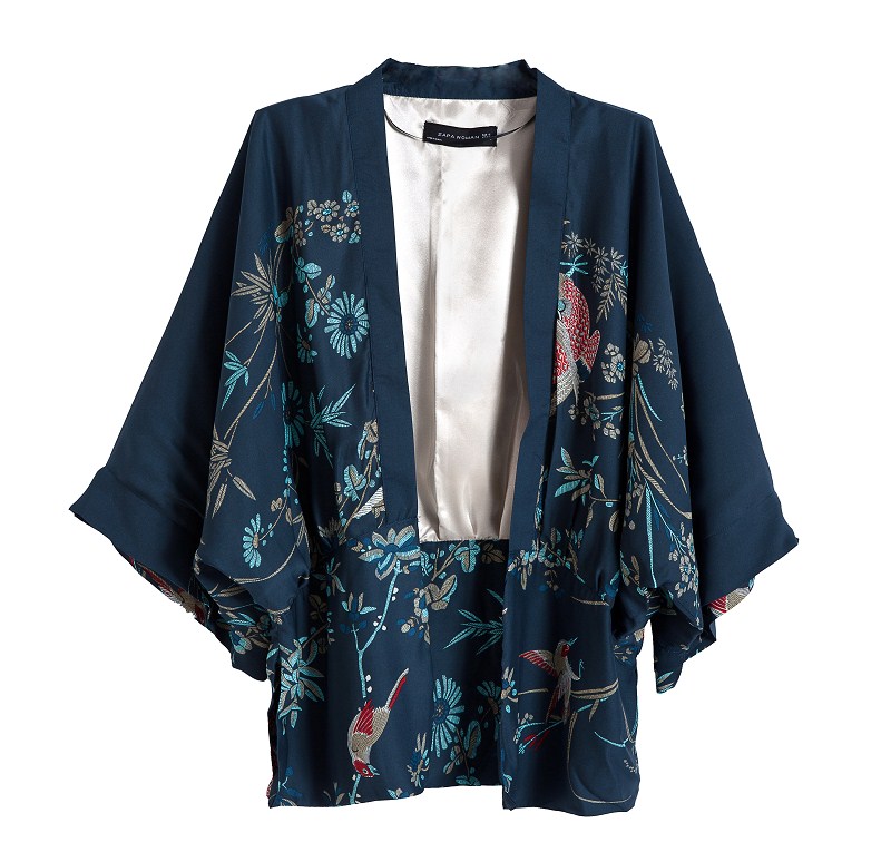 CL722 Dark Blue Kimono Cardigan (PreOrder) Temptations