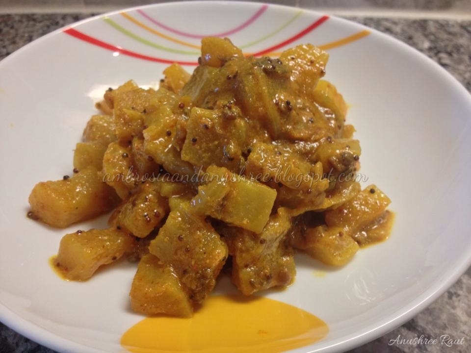 Ambrosia and Me Daikon /Radish Spicy Stir fry/ Mooli Stir fry