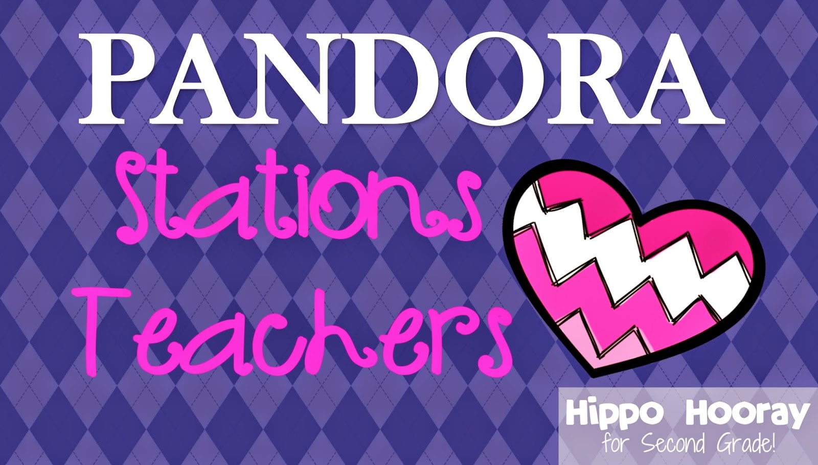 Pandora in the Classroom Hippo Hooray for Second Grade! Bloglovin’