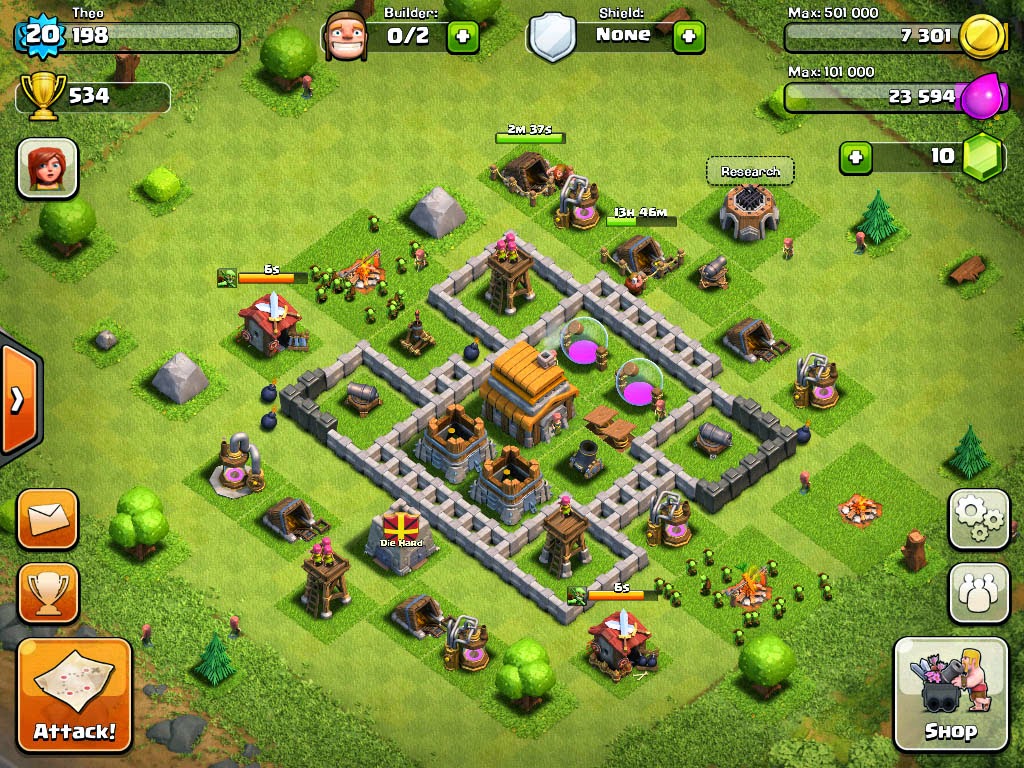 clash of clans building development strategy clash of clans town