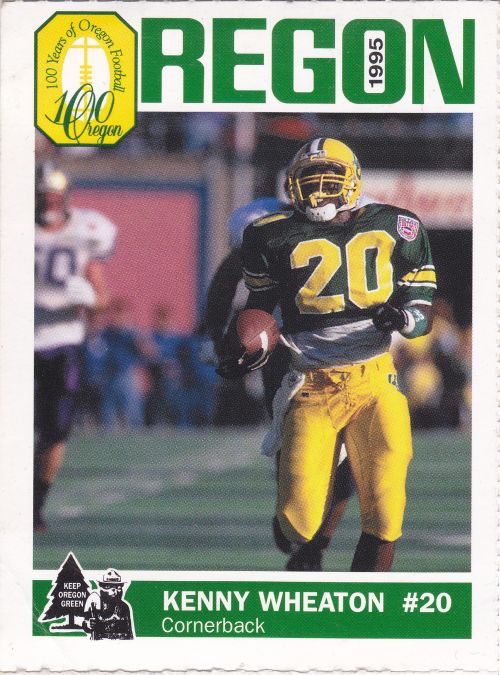 Cards on Cards Good Luck Ducks, Week 6 Wherein Kenny Wheaton