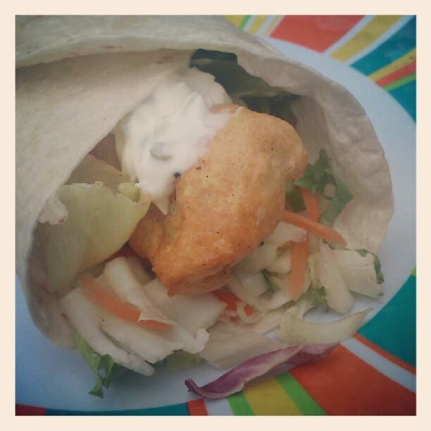 Jen's Place Fish Goujon Wraps & Tartare Sauce