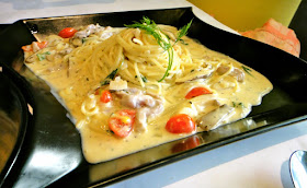 Spaghetti with NZ beef and lemon sauce Mr J French Italian Restaurant Taipei