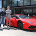Casey Stoner at Automobili Lamborghini