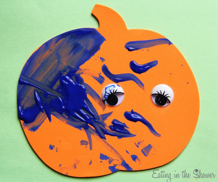 painted pumpkins kid craft