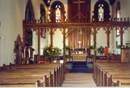 St Anne's Dunbar - interior