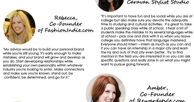 STACY IGEL: Entrepreneurship: College advice from Lady Preneurs!