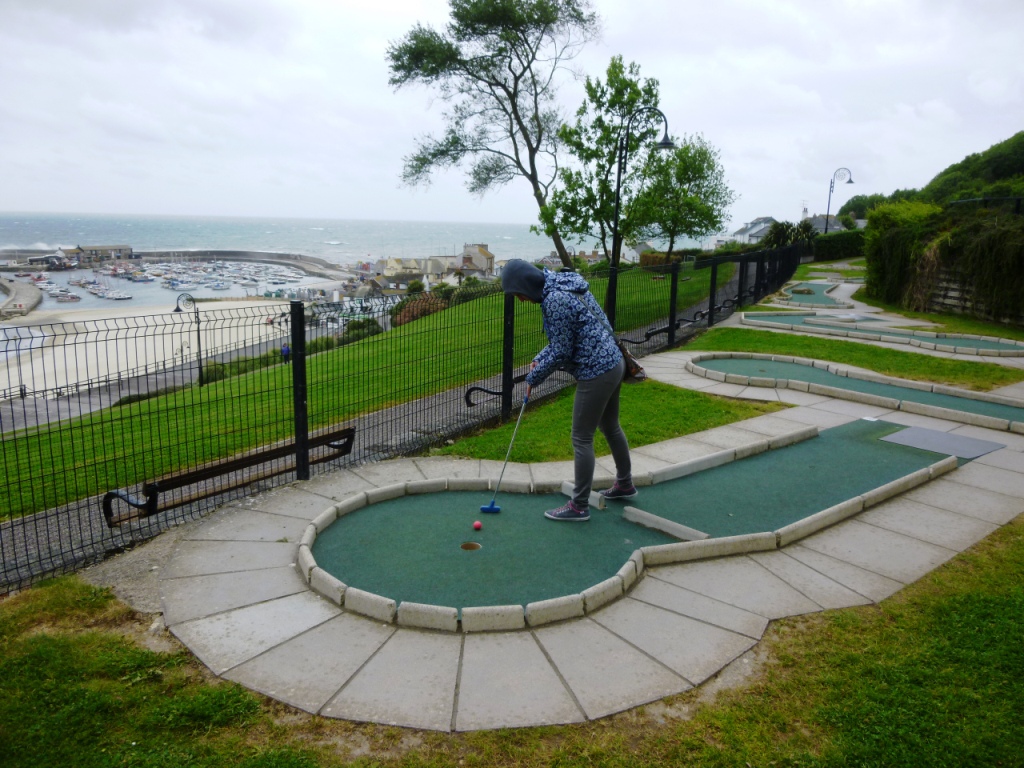 The Ham and Egger Files Mini Golf in Lyme Regis, Dorset