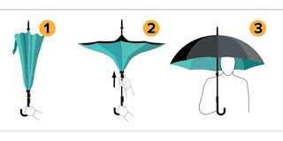  Jenan Kazim ialah seorang insinyur aeronautika Britania Raya yang telah membuat desain b Nih Jenan Kazim - Penemu KAZbrella, Payung melipat ke atas