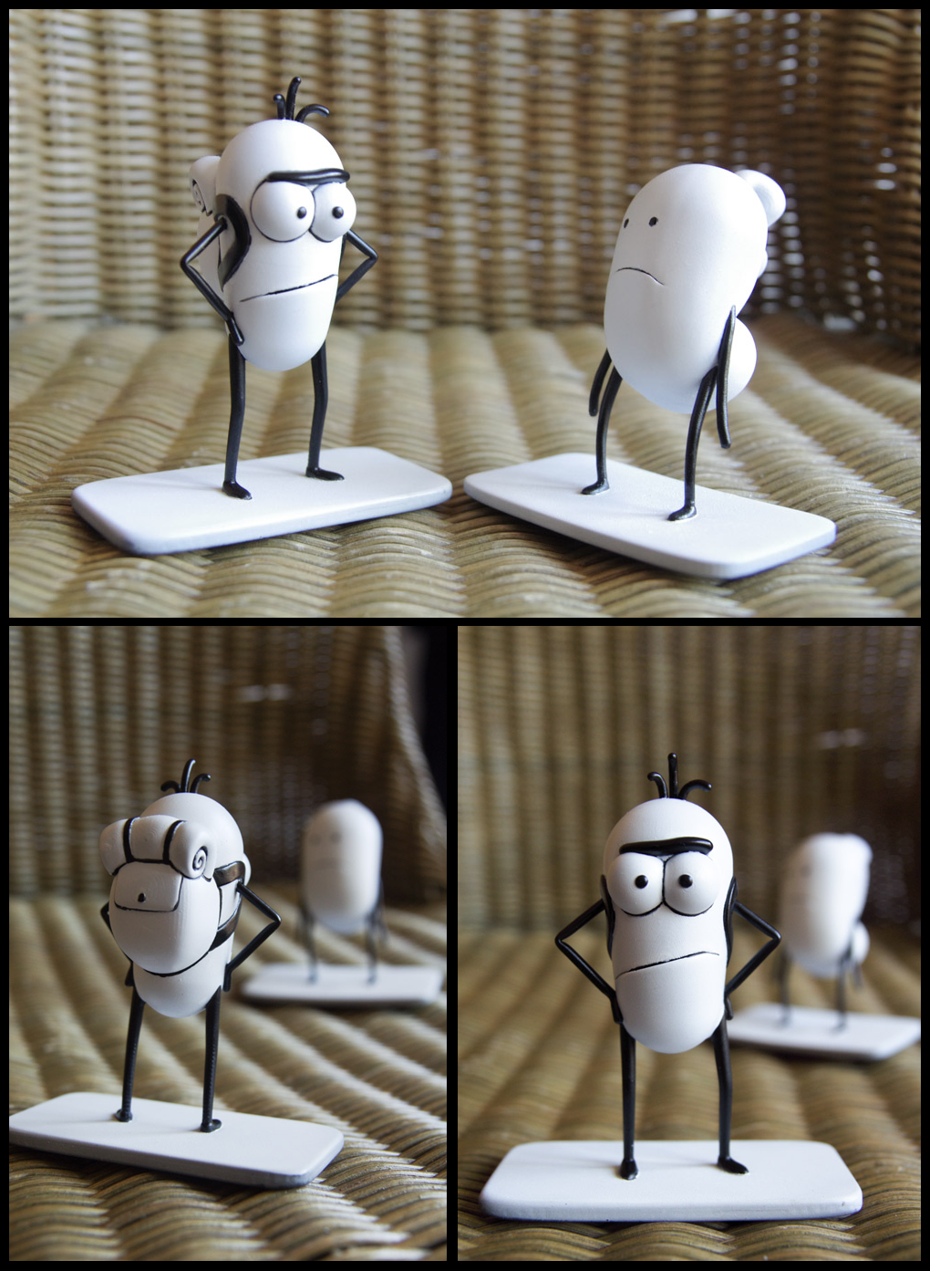 itchy feet figurines 3d-printed
