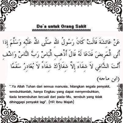 Kabar Kabari: Doa Untuk Orang Sakit