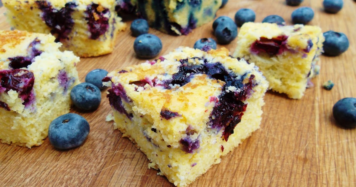 Our Beautiful Mess Blueberry Cornbread with Buttermilk Syrup