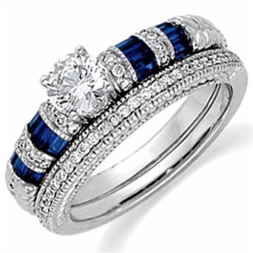 Blue Diamond Wedding Rings Blue Diamond Wedding Rings