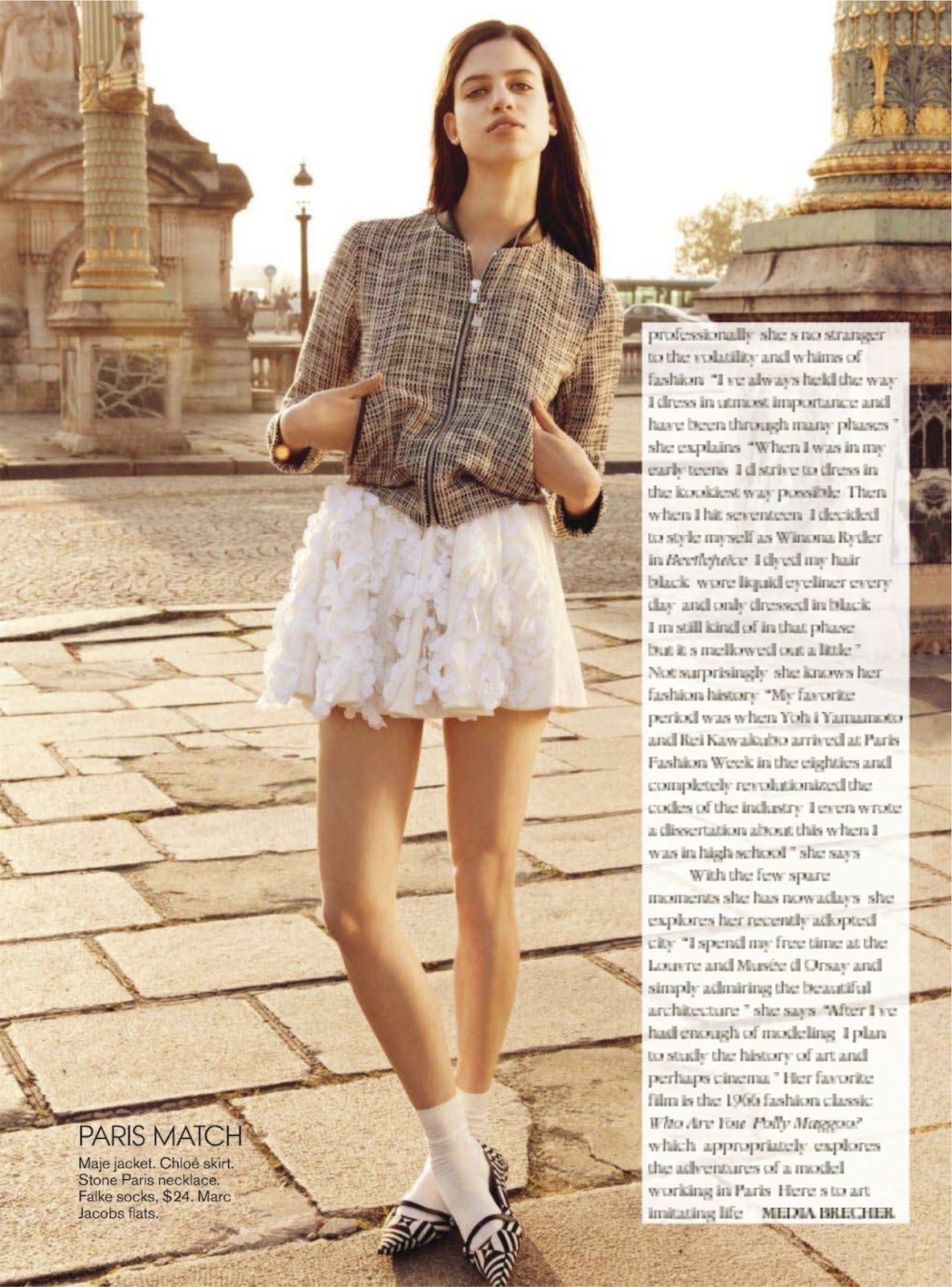 strike a pose lily mcmenamy by will davidson for teen vogue march 2013