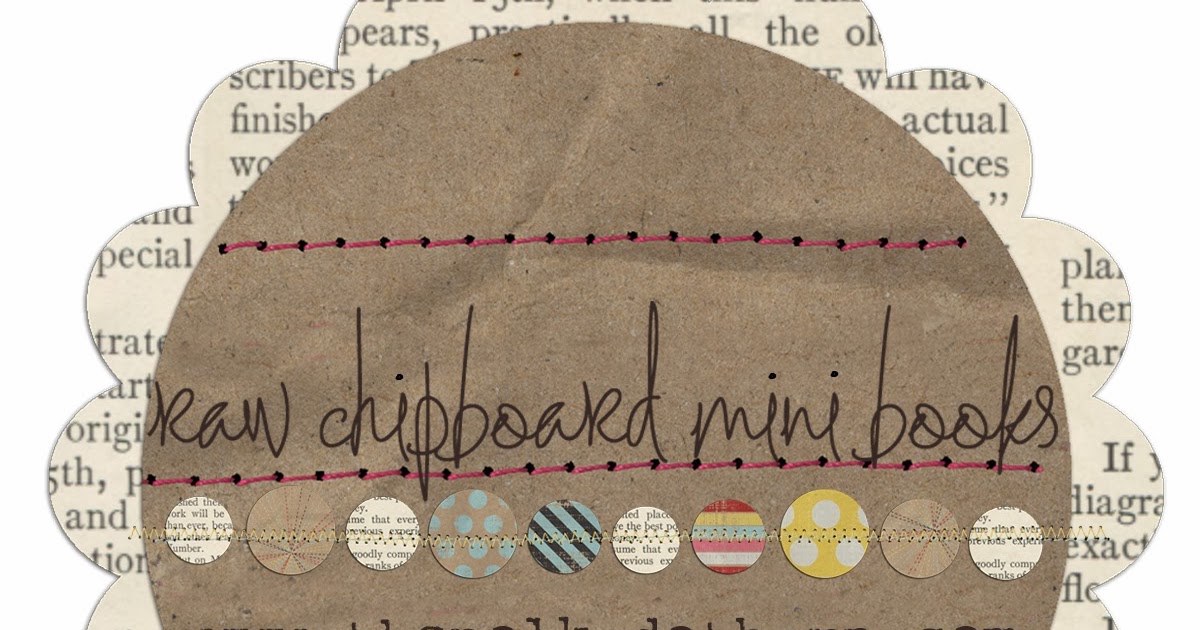 the polka dot barn chipboard mini books