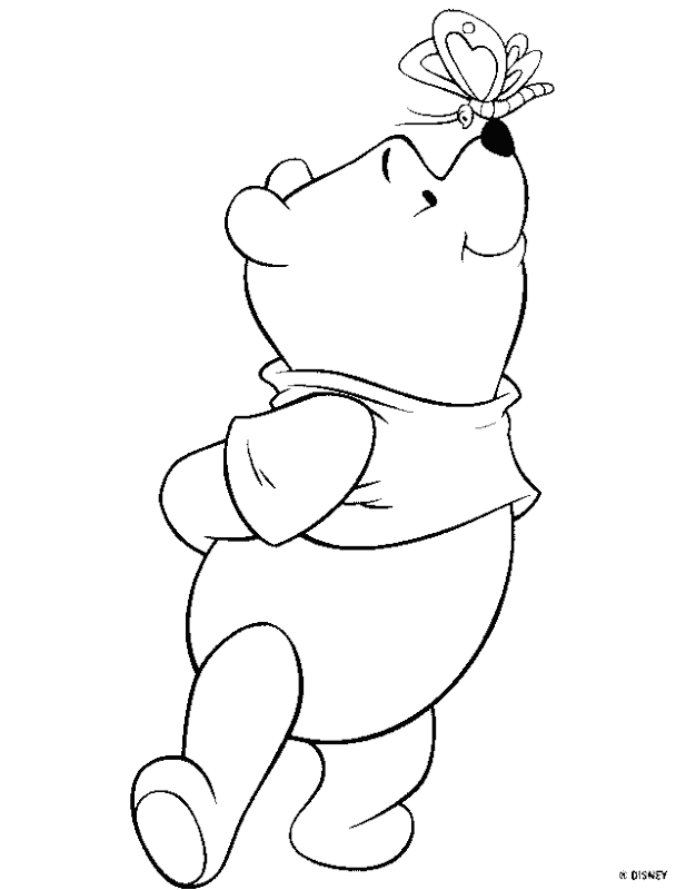 Winnie The Pooh Bear | Disney Coloring Pages title=