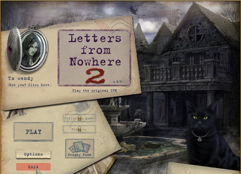 letters from nowhere 2 game