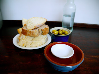 Bread and Olives at Ultracomida Bread and Olives at Ultracomida