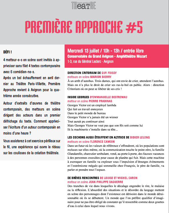 paragraphe sur rencontre
