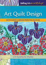 Art Quilt Design with Hand Carved Printing Blocks