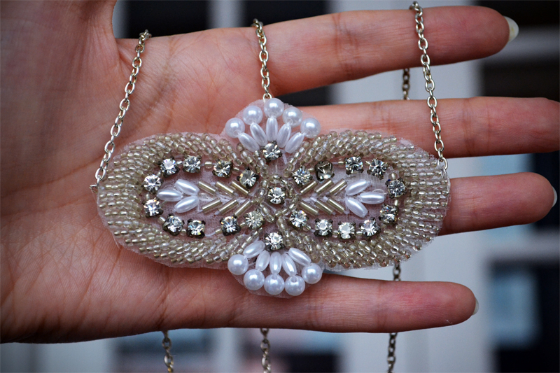 Shine Trim DIY Beaded Appliqué Headpiece