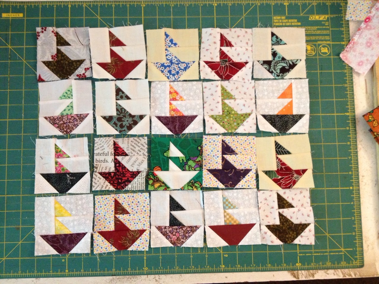Quilting with Calicos Itty Bitty Blocks!