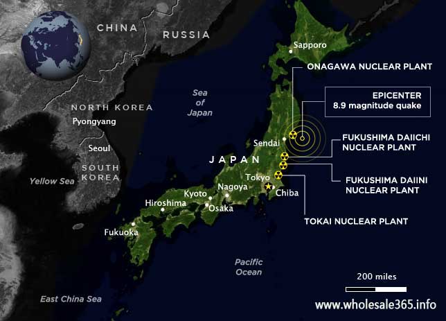 Japan+quake+epicenter