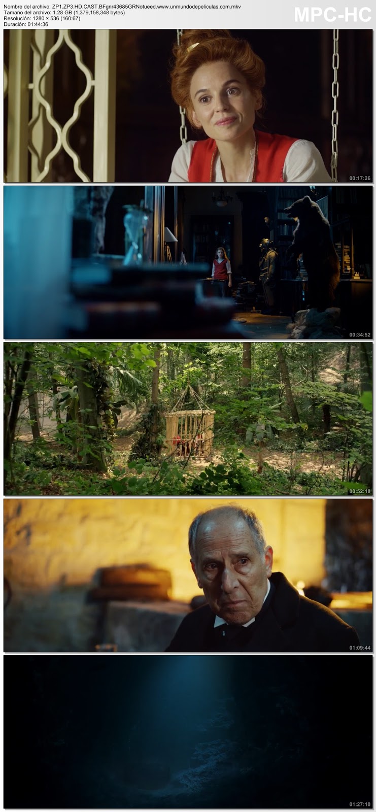 Capturas de la película.