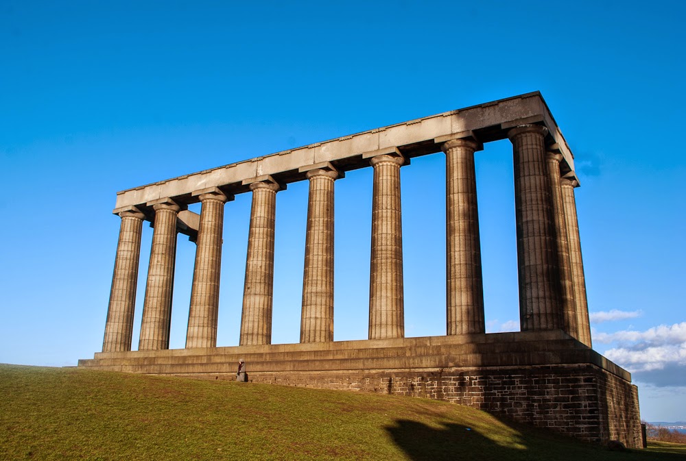 grecian columns calton hill