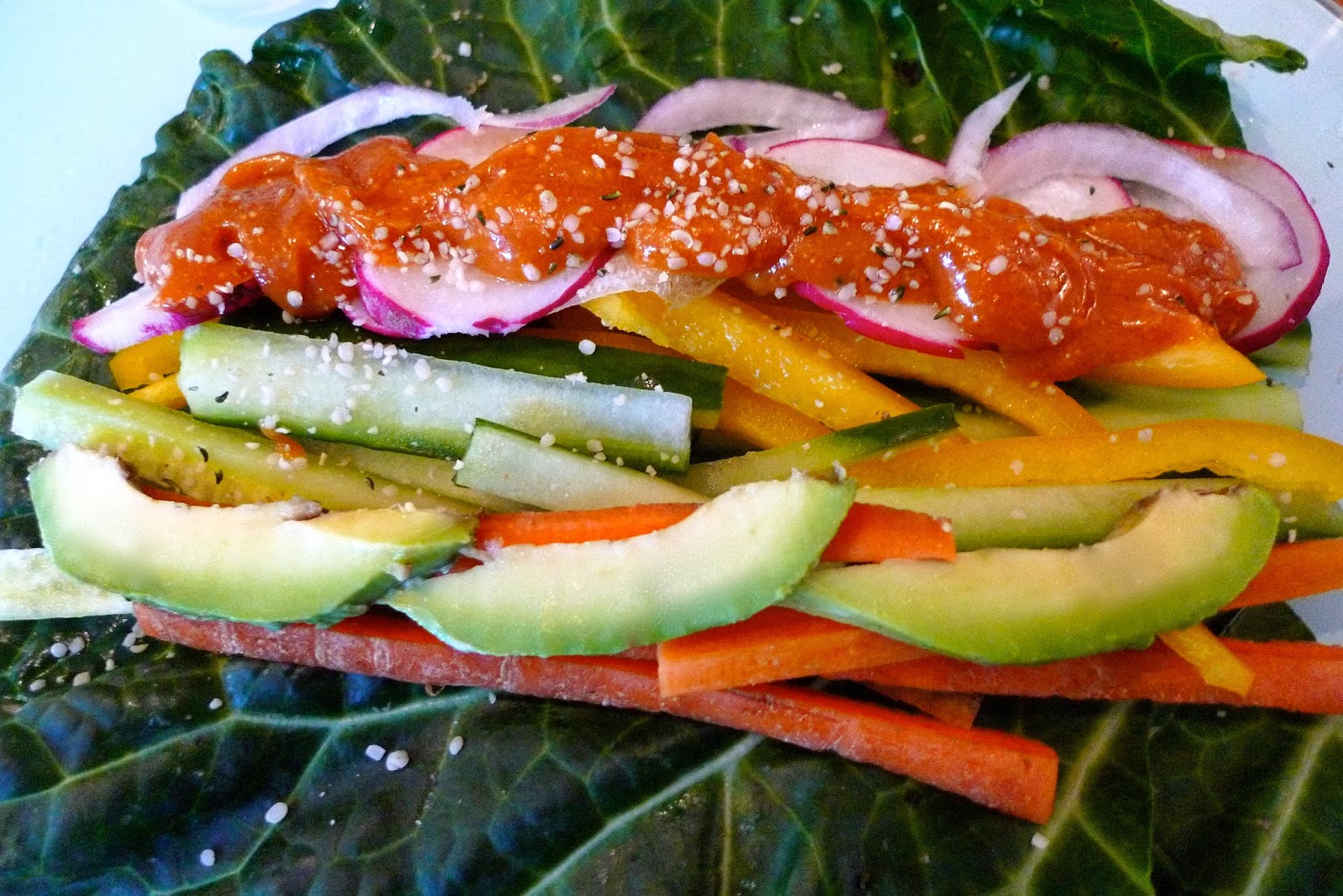 TOP KNOT let's make collard greens wraps!