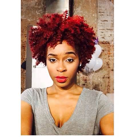 Health And Beauty Natural Hair Dyed Red Color 2016