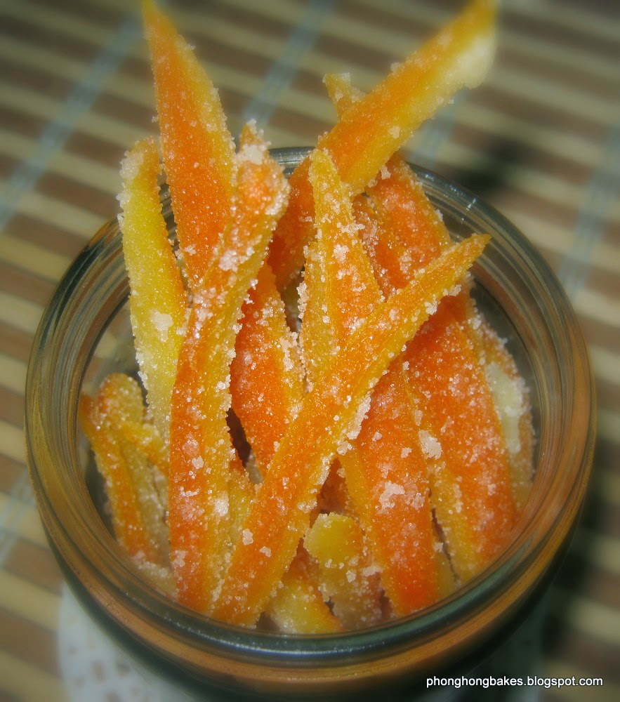 Phong Hong Bakes and Cooks! Candied Orange Peel