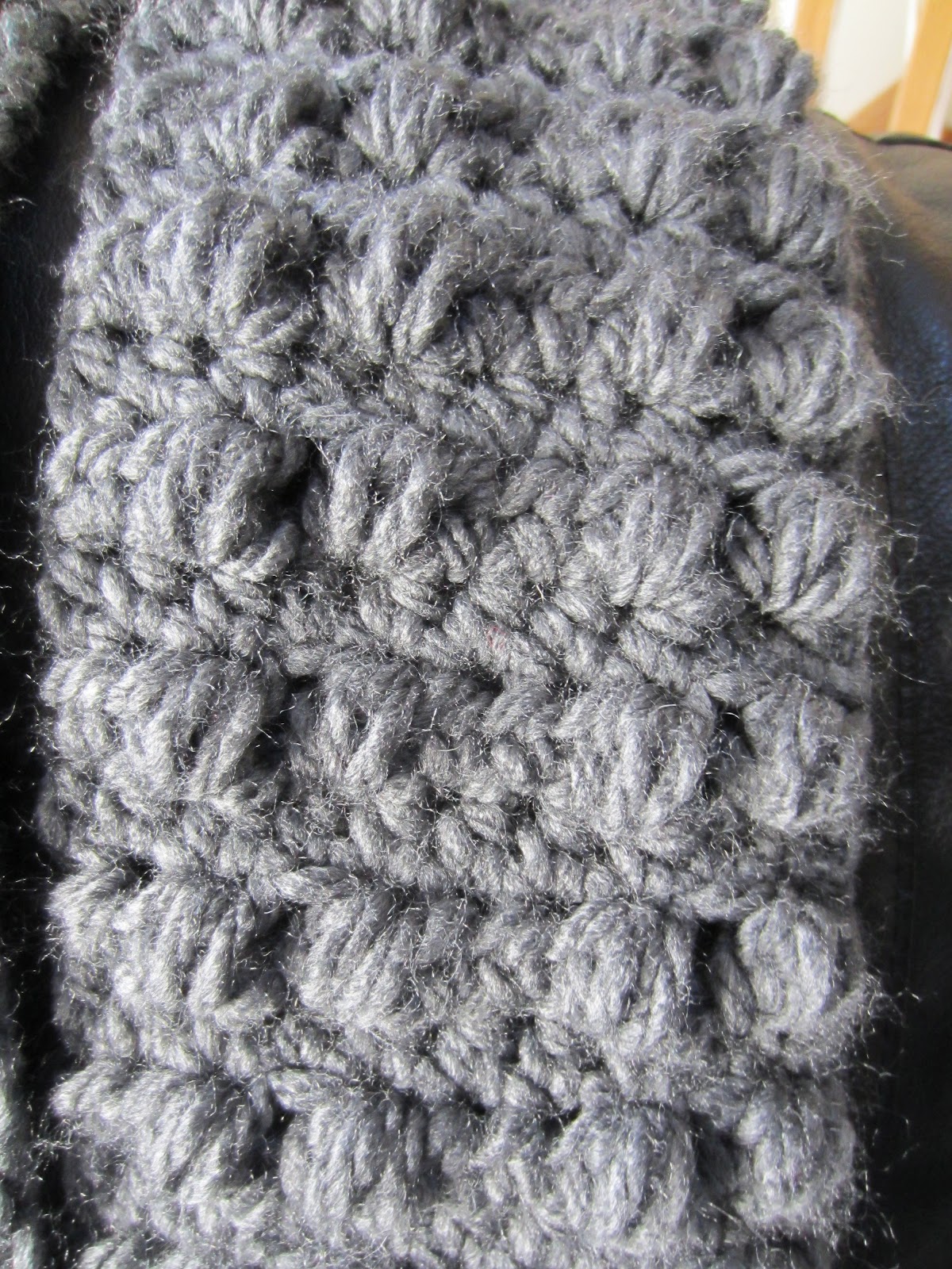 Olenas Crafts: Amazing Double Bobble Scarf Pattern - Free ...