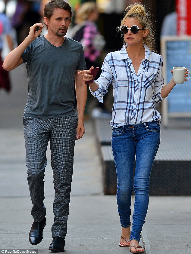 MUSE Matt Bellamy and Kate Hudson_06 May 2015 New York City
