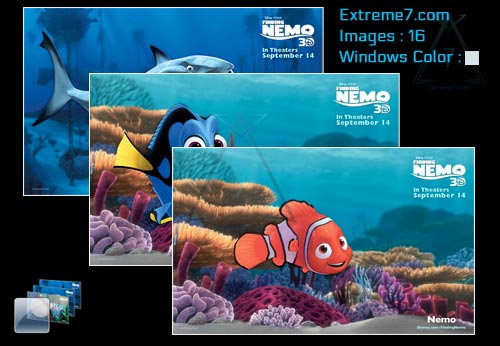 Finding Nemo 3D Theme Poster